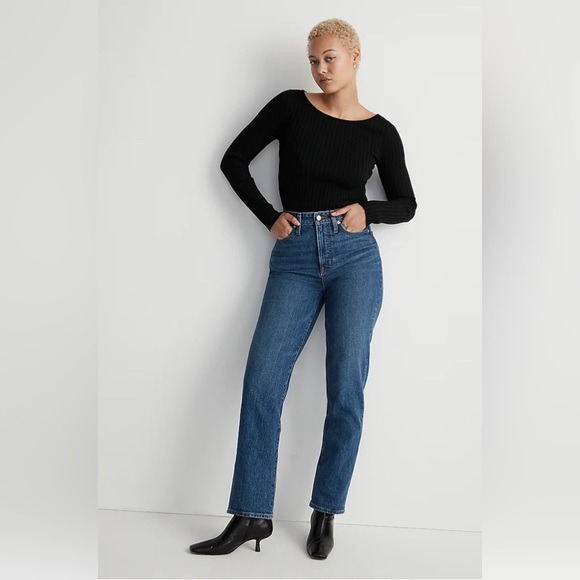 like new // madewell petite the curvy perfect vintage jean - Picture 6 of 8